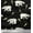 Black, variant on Soimoi Black Cotton Duck Fabric Falling Star & Polar Bear Animal Print Fabric by the Yard 42 Inch Wide