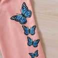 Baby Outfits Girl Long Sleeve Butterfly Print Tops Pants Hoody 2Pcs