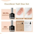 thumbnail image 2 of Modelones 9 in One Nail Glue Gel Nail Prep Dehydrate Gel Nail Kit Nail Extension Set for False Nail Tips/Acrylic Nails/Base Gel/Bloom Gel/Adhesive Bond, Long Lasting Curing Needed, 2 of 9
