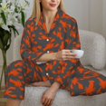thumbnail image 6 of Daiia Crayfish for Women's Long-Sleeved Pajama Set – Soft & Comfortable Sleepwear Button-Up Pajamas Cozy Lounge Wear-, 6 of 7