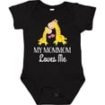 thumbnail image 3 of Inktastic Mommom Loves Me Childs Giraffe Boys or Girls Baby Bodysuit, 3 of 5