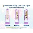 thumbnail image 2 of Organizador de Joyería Infantil con Espejo LED de Pared Completo | Almacenamiento Multifuncional con 42 Ranuras para Aretes, 9 Ganchos y 3 Cajones | Diseño Princesa Encantador, 2 of 16