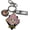 Pink, variant on Loid Forger Spy x Family Large Metal Enamel Keychain