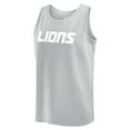 thumbnail image 2 of Men's Fanatics Gray Detroit Lions Elements Tank Top, 2 of 3