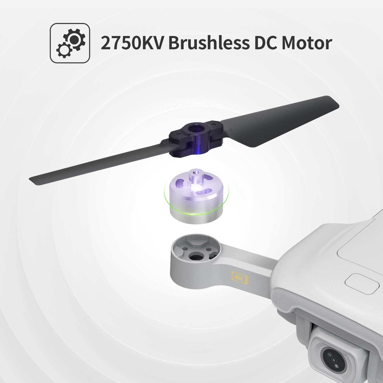 Holy Stone HS510 Foldable GPS Drone with UHD 4K WiFi Camera Anti-Shake, FPV Quadcopter Ultralight for Adults and Beginners with Brushless Motor Return Home Follow Me and Storage Bag