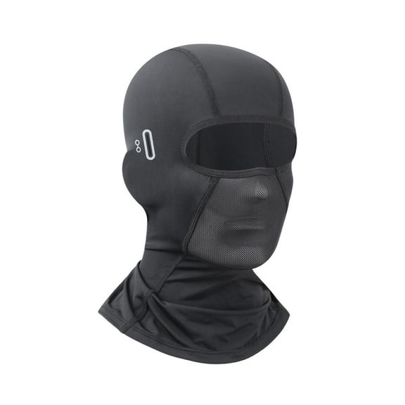 Balaclava Summer Cycling Neck Warmer for Running Motorcycle Skiing Black