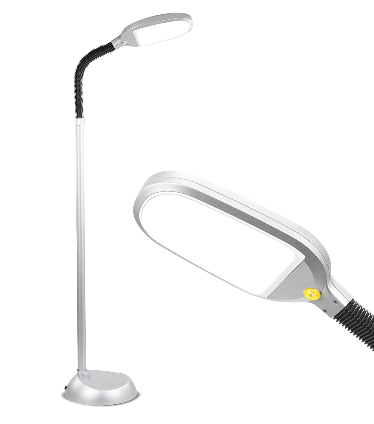 Litespan Bright LED Floor Lamp for Crafts and Reading, Estheticians