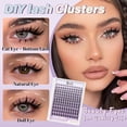 thumbnail image 3 of Extensión de pestañas Eyelash Clusters B&Waugen Fairy Lash, 144 unidades, 3 of 7