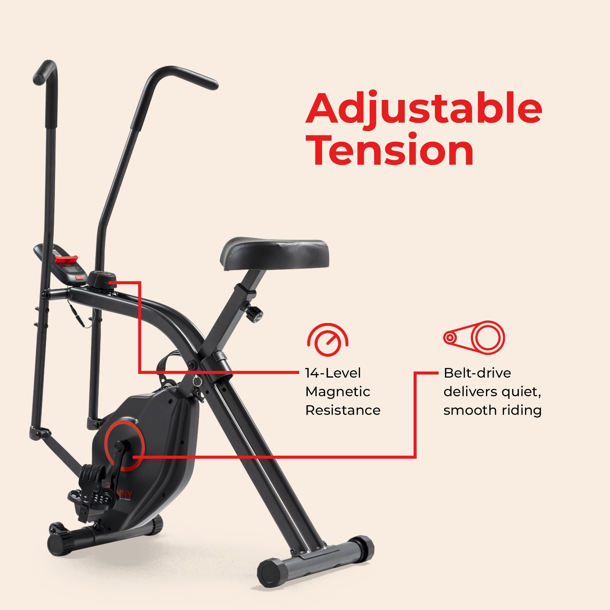 Sunny Health & Fitness Smart Total Body X-Bike - SF-B224090