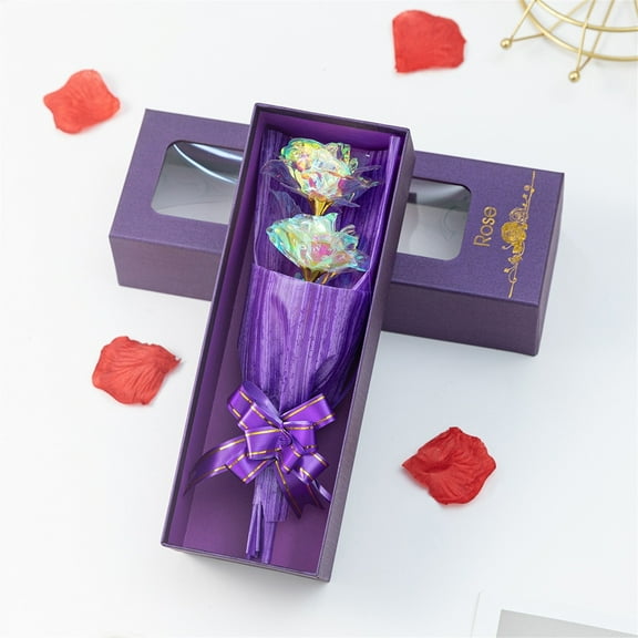 Kezqiaxn Valentines Day Gifts for Her, Eternal Flower Preserved Rose Bear Birthday Gift Valentine's Day Qixi Gift To Girlfriend Simulation Flower Gift