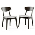 thumbnail image 5 of Furniture of America Pradan 7-Piece Solid Wood Dining Table Set in Black Wenge, 5 of 20