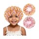 thumbnail image 1 of wonima11 2 PCS Kids Bonnets for Girls, Double Layer Silk Bonnet for Kids 3-12years, Baby Satin Bonnet for Sleeping, 1 of 1