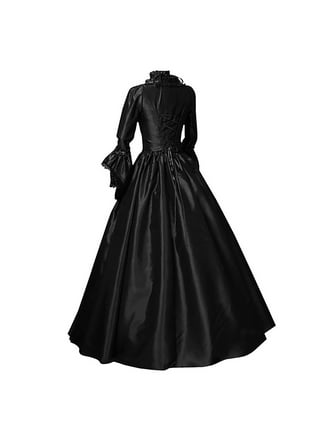 ZVAVZ Goth Clothes for Women, Victorian Dress for Women Medieval  Renaissance Costumes Retro Floral Panel Dress 1800s Dress Court Ball Gown  Cosplay - Lolita Dress for Women 