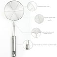 thumbnail image 4 of Kitchen Utensil Stainless Steel Mesh Strainer Ladle Spider Skimmer Fry Spoon Noodle Basket, 4.7-inch, 4 of 6