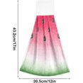 thumbnail image 2 of GZHJMY Red Watermelon Hanging Kitchen Towel Hand Towel 2 Pcs Absorbent Hanging Tie Towels for Bathroom Laundry Room Kitchen 12 x 17 Inches, 2 of 6