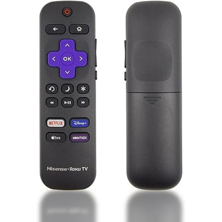 Ceybo OEM 3226001217 Remote Control for Hisense Roku TV Includes Volume Control Buttons with Netflix, Disney+, Apple TV & HBOMax Shortcuts 43R6E3 50R6E3 55R6E1