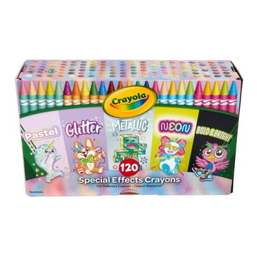 Crayola Special Effect Specialty Crayons, 120 Count