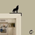 thumbnail image 3 of C-CRAFT Wolf Door Corner Metal Sign 12 Inches, Door Topper Decor with Wild Wolf Design, Halloween Home Decoration, Unique Gift for Him, 3 of 4