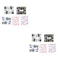 thumbnail image 1 of Seitruly Lo más vendido, 5 uds., pegatinas de flores rosas para uñas, calcomanías para decoración de uñas, purpurina para salón de casa, herramienta Type3 NO3 Seitruly CBP086546, 1 of 5