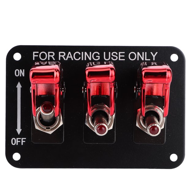 FAGINEY Car Switch Relay 12V 20A Automotive Toggle Combination Switch Racing Ignition Engine Relays Switches Panel For Car RV Car