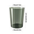 thumbnail image 3 of Large Capacity Trash Can, Office Paper Waste Bin, Multicolor Plastic Garbage Can for Home Kitchen Office Use, 3 of 5