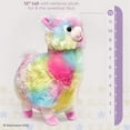thumbnail image 6 of Bearington Annabelle Plush Stuffed Animal Rainbow Alpaca, 12 inches, 6 of 8