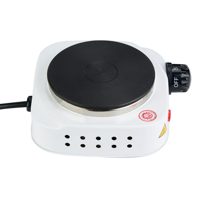 Diyeeni Mini Stove,Portable 500W Electric Mini Stove Hot Plate Multifunction Home Heater (US Plug 110v), Suitable for The Soup and The P