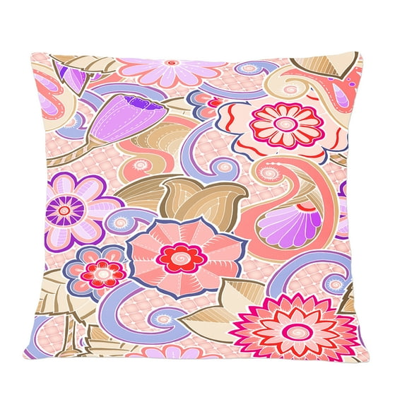Designart Floral Botanical Retro XIII' Mid-Century Modern Throw Pillow - 12x20