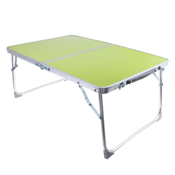Table Pliante Ordinateur Portable Camping Tables de Plein Air pour le Camping Plage BBQ Parti Pique-Nique Vert