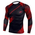 thumbnail image 4 of PENGXIANG Men Compression Shirt Pants Set Fitness Sportswear Bodybuilding Tight Sport Suit, 4 of 5