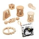 thumbnail image 3 of 7 piezas de juguetes de madera para bebés, cubos de coordinación de manos, regalo educativo, juguete de agarre para niños color de la madera, 3 of 9