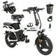thumbnail image 1 of Inlife Bicicleta eléctrica plegable de 14 pulgadas para adultos, 1 of 9