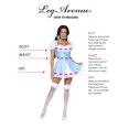 thumbnail image 5 of Disfraz Vestido de Cuadros Azul Leg Avenue Talle Grande, 5 of 5