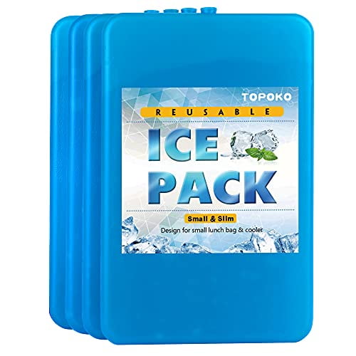 TOPOKO Lunch Box Ice Packs Environment Protection, Healthy, BPAFree