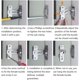 thumbnail image 5 of 4 piezas de pestillos de puerta de 90 grados para puerta corrediza con pernos de palanca de bloqueo de tornillo para puerta corrediza Muebles de baño Ventana, 5 of 5