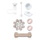 thumbnail image 3 of Conjunto de accesorios de taza, encantos, regalo ideal reutilizable, elegantes piezas de moda para vaso, lindo decoración de decoraciones de copa de adornos Estilo a, 3 of 10