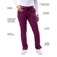thumbnail image 4 of Adar Pro Breakthrough Plus Scrub Set For Women - Enhanced V-Neck Top & Multi Pocket Pants, 4 of 7