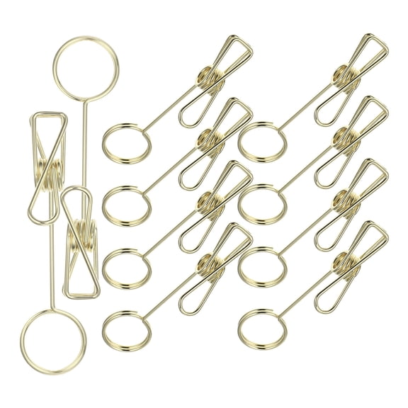 Raindrops 10pcs Table Number Holder Sign Clip Message Clip Place Card Holder For Wedding