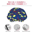thumbnail image 3 of KLL Lemons And Chili Pattern Shower Cap & Bath Cap for Women,Reversible Oversized Waterproof Shower Caps for all Hair Lengths,Elastic Reusable Bathing Hair Cap, 3 of 6