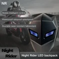 thumbnail image 2 of Smart LED Waterproof Motorcycle Backpack | Hard Shell App-Control Display Batman, 2 of 8