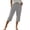 Grey, variant on Womens Fashion Summer Essentials Clothing Linen Pants for Women with Pockets Baggy Wide Leg Pants Elastic Waist Mid Calf Length Pants Casual Pants for Women