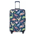 thumbnail image 2 of Goofa Dinosaur Pattern Luggage Covers For Suitcase,Suitcase Cover Protector Fit 18-32 Inch Luggage-Small, 2 of 9
