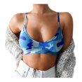 thumbnail image 2 of Seductiva Clearance Womens Sports Bras Lady Brassiere No Wire Wild Support Breast Camouflage Print Pullover Breathable Spaghetti Strap Plus Size Women Sports Bra for Home, 2 of 4