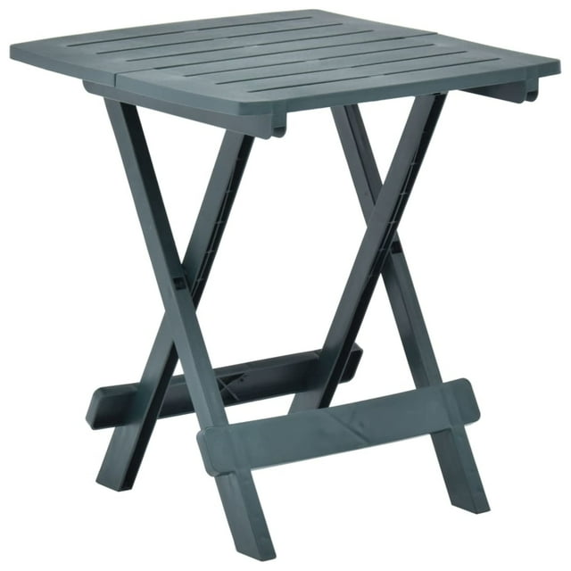 Mesa Plegable de Jardín Casafoyer de Plástico Verde 45x43x50 cm