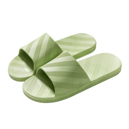 

qolati Shower Sandals for Women Slip On Indoor Slippers Lightweight Bathroom Slide Soft Non-slip Waterproof Beach Shoes