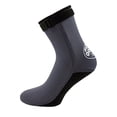 thumbnail image 2 of NUOLUX 3mm Neoprene Surfing Snorkeling Socks Men Women Beach Diving Swimming Wetsuit Prevent Scratch Warm Snorkeling Spearfishing Sock (Grey) - Size L, 2 of 6