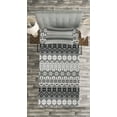 thumbnail image 3 of Ambesonne Nordic Quilted Bedspread Set 2 Pcs, Classical Scandinavian, Twin Size, Grey White Black, 3 of 3