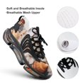 thumbnail image 4 of 2024 Seashell On The Beach Women Or Men Lace Up Flat Sneakers Female Mesh Walking Footwear, 4 of 8
