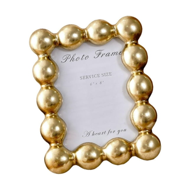 Marco de fotos fácil de instalar, regalo, protección para la decoración del hogar, marco de fotos de 8 pulgadas Oro