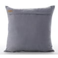 thumbnail image 3 of The HomeCentric Pillow Covers Grey Pillow Cases Metallic Spikes Bordered Pillows Cover Pack of 2 20x20 inch (50x50 cm) Pillow Covers Solid Pillow Covers Square Faux Leather Pillows Easter-Silent Night, 3 of 3